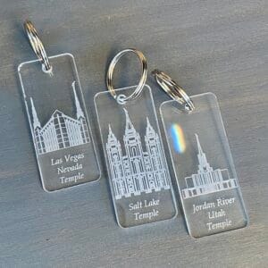 Temple Key Rings – Personalizable