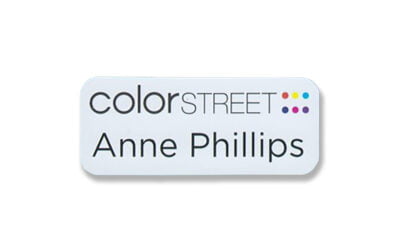 Color Street Name Tags with Names