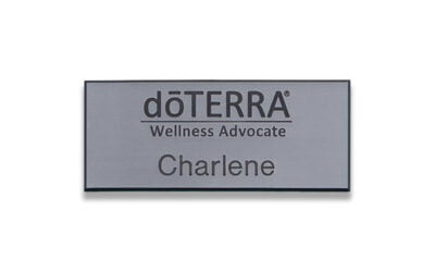 doTERRA Wellness Advocate with Name (silver)