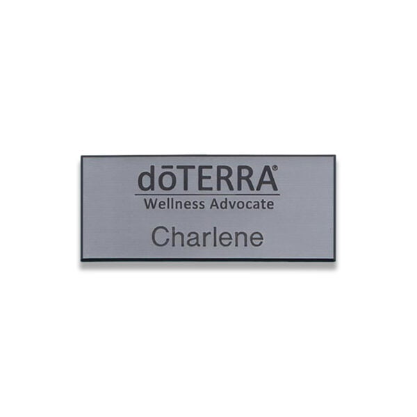 doTERRA Wellness Advocate with Name (silver)