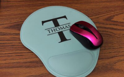 Custom Mouse Pad Comes in 4 Colors – Turquoise, Pink, Black, Brown