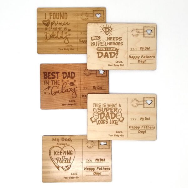 Personalized Wooden Postcards for Birthdays, Holidays, and Annviersaries - Image 21