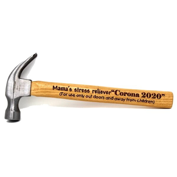 Personalized 16oz Hardwood Handle Steel Head Claw Hammer