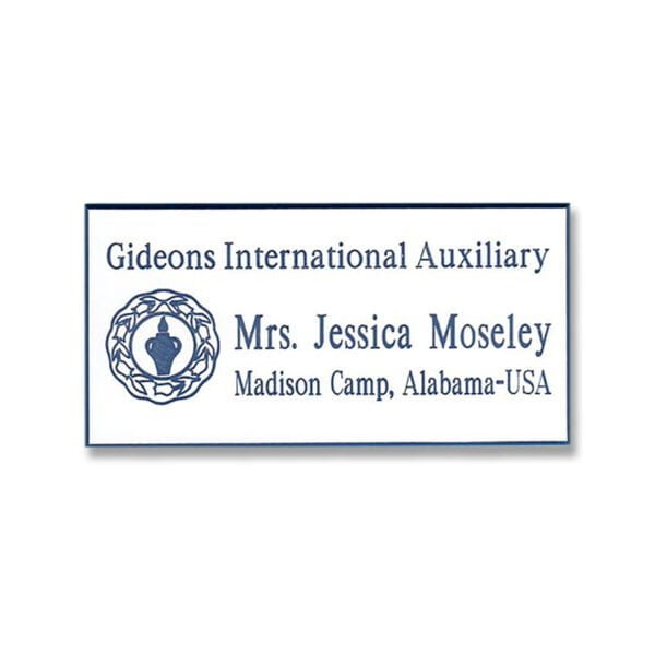 Gideons Itnl Auxiliary - WHITE / blue