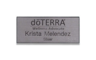 doTERRA Wellness Advocate with Customizable Line Under Name