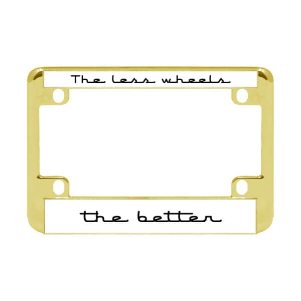 Custom Motorcycle License Plate Frame - Image 8