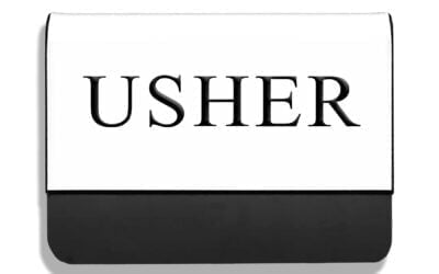 USHER Pocket Name Tags