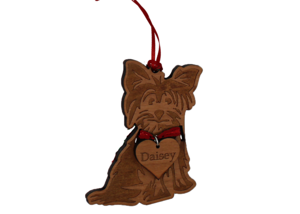 Personalized Wooden Dog Ornaments Pick from 9 Different Breeds - Image 6