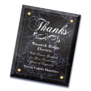 Acrylic Plate Plaque