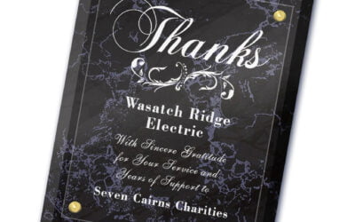 Acrylic Plate Plaque