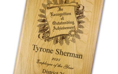 Engraved Wood Plaque
