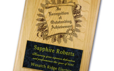 Recognition Scroll Plaque