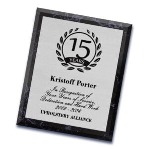 Engraved Plate Plaque