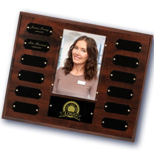 Perpetual Plaque with Photo and Metal Plates