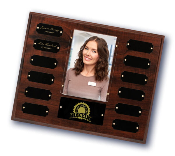 Perpetual Plaque with Photo and Metal Plates