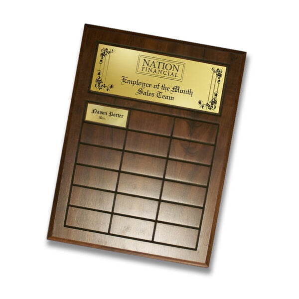 Perpetual Wood Plaque