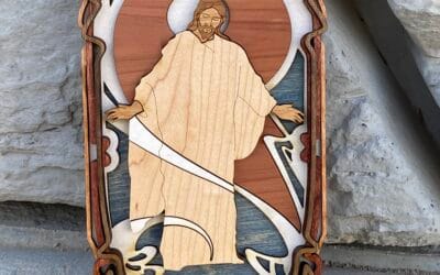 Wooden Christus Plaques and Wall Art – Nouveau Christus