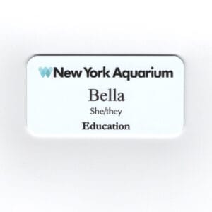Wildlife Conservation Society - New York Aquarium Blue and White Logo