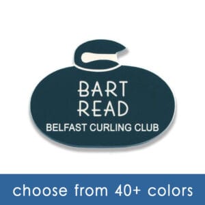 Curling Club Name Tags