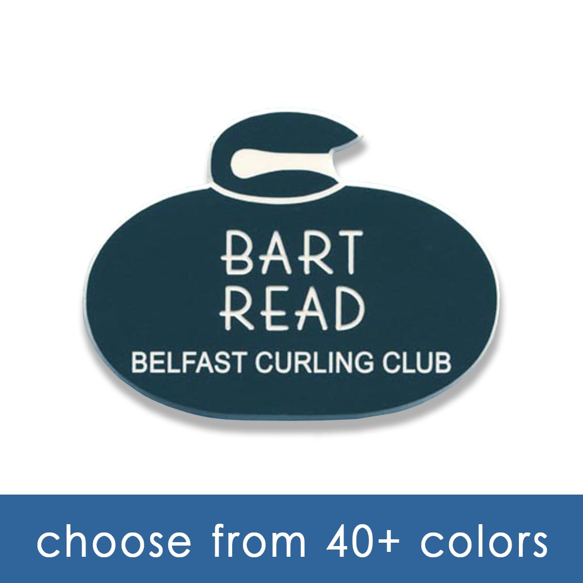 Curling Club Name Tags