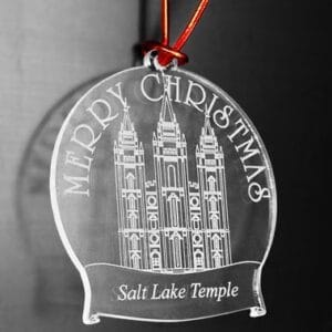 Temple Christmas Ornaments – Personalizable