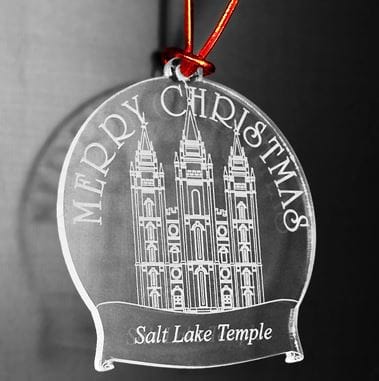 Temple Christmas Ornaments – Personalizable